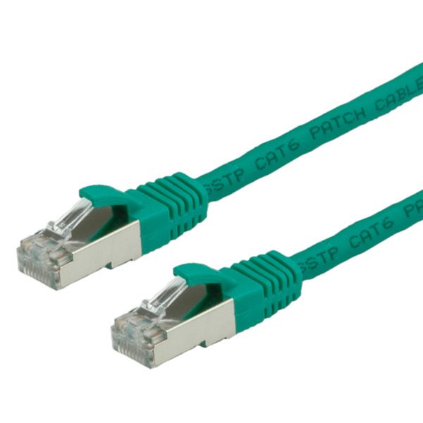 Value S/FTP Patchkabel Cat.6, LS0H, groen, 7m