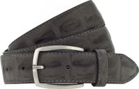 Vanzetti Leren Riem 35mm Leather Belt W115 Medium Grey Grijs