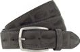 Vanzetti Leren Riem 35mm Leather Belt W115 Medium Grey Grijs