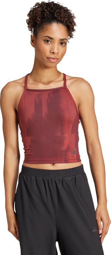 adidas Performance Yoga Graphic Tanktop - Dames - Rood