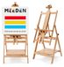 Chevalet de peinture en bois de hêtre, réglable, hauteur maximale 223,5 cm