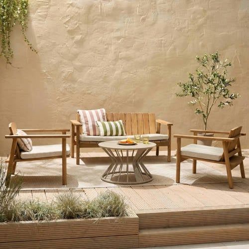 Studio LIVIT loungeset Balok teak