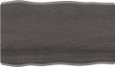 vidaXL Tafelblad natuurlijke rand 100x60x(2-6) cm eikenhout donkerbruin
