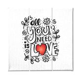 Homemania Wandfoto, 3-delig, voor woonkamer, slaapkamer, meerkleurig, 69 x 3 x 50 cm, HM203PKNV-144, polyester, hout