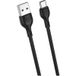 XO Design NB200 USB-A - USB-C câble de données et de charge, 10W, 1m, noir