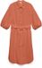 VERO MODA VMKEIRA 3/4 SHIRT CALF DRESS WVN BTQ BE Maxi robe Femmes L Langoustino Coton