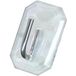 Fackelmann Gordijnhaken, Zelfklevend, 4 Stuks, Transparant, Plastic, 12 x 6 x 1,6 cm