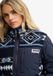 Superdry Fleece Onion Quilt Hybrid Jas Dames Azteeks Blauw