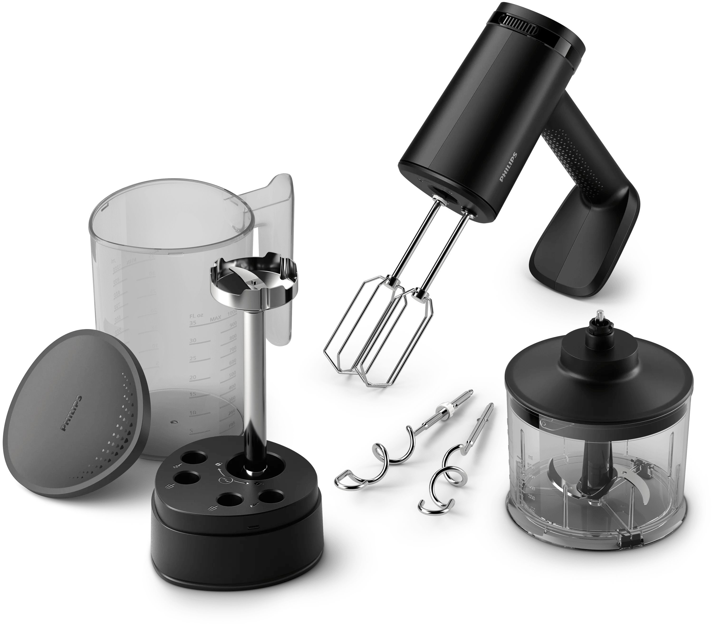 Philips 5000 Series HR3781/20 Hand Mixer - 500W - Black