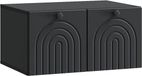 vidaXL Wandmontage TV-kast Zwart 59,5 x 41 x 30 cm Bewerkt hout