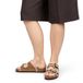 Poelman Monica suède slippers cognac