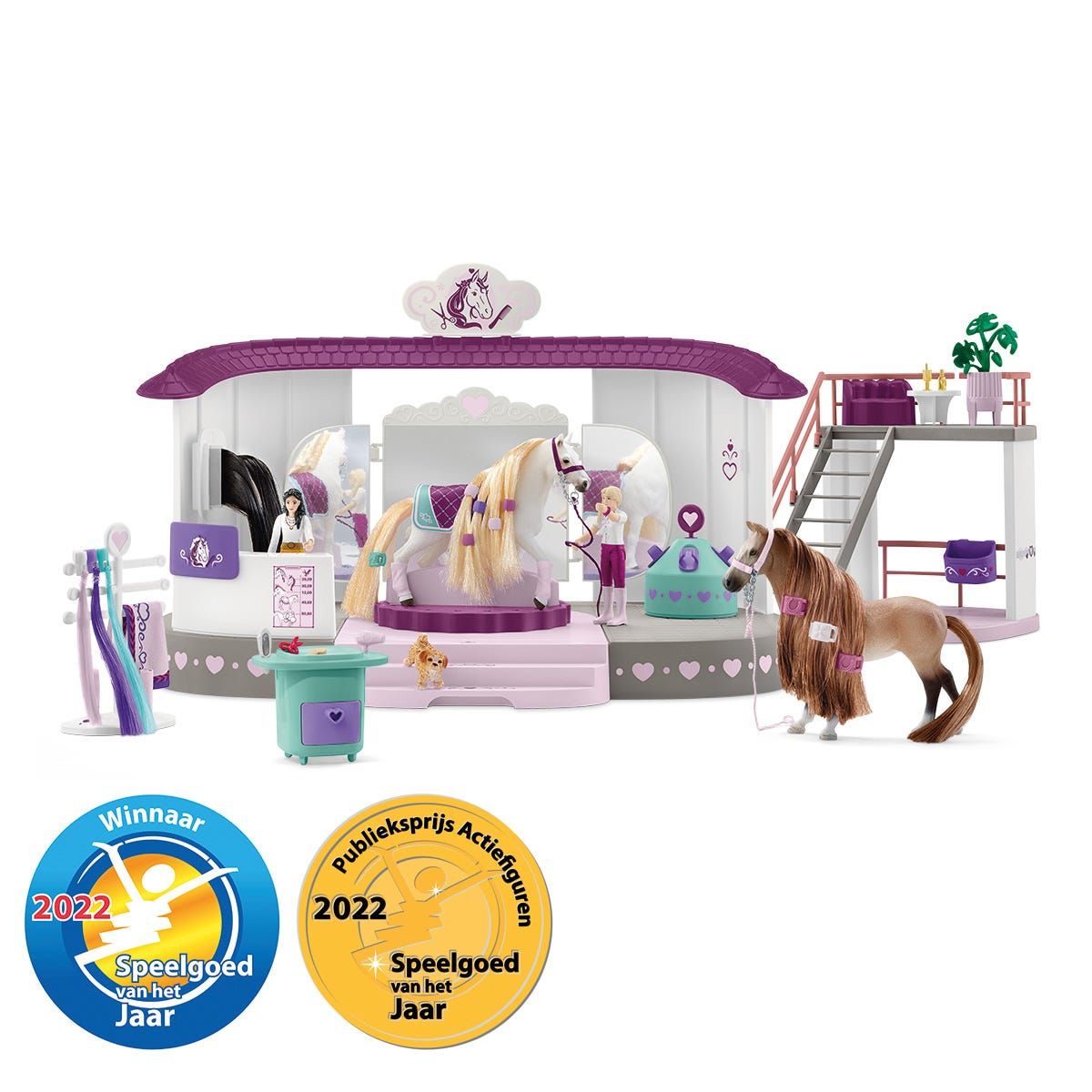 Schleich HORSE CLUB Sofia's Beauties Beautysalon - Salon & Spa Playset with Horse Figures - 42588