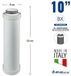 Atlas Filtri CA10BX25 25 micron cartridge Polypropylene filter met granualar activated carbon