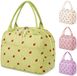Vortix Sac à lunch pour femmes, sac à lunch isotherme avec doublure imperméable/résistante à l'huile. Petit sac isotherme pliable pour le transport, boîte à lunch portable pour l'école, le travail, les pique-niques et les voyages (vert).
