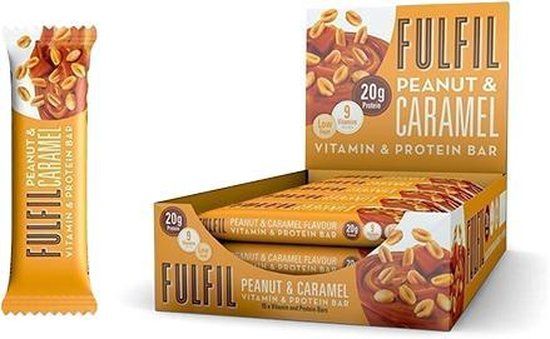 Fulfil Nutrition Vitamine & Proteïne Repen - Pinda & Karamel - 15 stuks