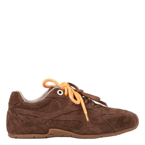 BRONX Myr-aa suède sneakers bruin