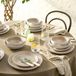 Karaca Abby 24-Delige Stoneware Serviesset – 6 Personen – Crème – Modern & Elegant Design