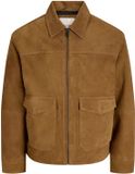 JACK & JONES Suède jasje Cognac