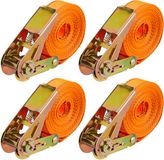 Merkloos Relaxdays Spanbanden met ratel - set van 4 - 6 meter - 500 kg