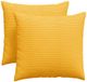 vidaXL - Zitkussens - 2 stuks - Lichtgeel - 45 x 45 cm - Corduroy stof