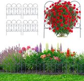 Merkloos Relaxdays Bloembedrand - 46x46 cm - 5 stuks - Zwart
