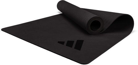 Adidas Premium Yoga mat 5 mm Zwart