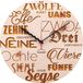Huamet CH40-A2413 Horloge mural en bois, texture, mélèze, diamètre 30 cm