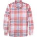 OLYMP Level Five Smart Casual Body Fit Linnen Overhemd rood, Ruit