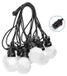 Guirlande lumineuse LED, 8 mètres, blanc chaud, basse tension, décoration