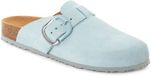 Tamaris - Dames - Muiltjes - Blauw - Leer - 36 EU