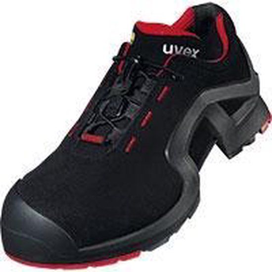 Uvex 1 X-tended Support S3L - Zwart/Rood - Maat 40