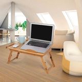 Merkloos / Sans marque Allecto Premium - Houten inklapbare computer bureau met warmtefunctie - 80 cm