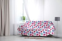 Fantasy decoratieve doek, 170x260cm, petali, microvezel