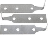 KS Tools roestvrijstalen trekmes set, bladlengte 38mm, 3 stuks