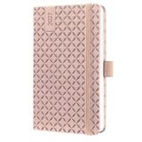 SIGEL Kangaro KTC bv Weekagenda Flair A6 2027 (NL/FR/EN/DU) Pearl Rose Hardcover