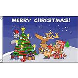 AZ FLAG Vlag Kersttafereel 150x90 cm Polyester 100D