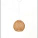 Plafondlamp met jute, handgemaakt, ecru/bruin