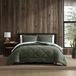Eddie Bauer - King Dekbedset, omkeerbaar microsuède beddengoed met bijpassende shams, super zachte geruite huisdecoratie, Oeko-Tex gecertificeerd (Big Lake Plaid Green, King)