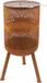 BonFeu BonVes 45 Roest Vuurkorf Staal - Brasero avec grill et plancha en option - 45x45x100 cm