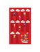 MANI TEXTILE TPS_MULTI_ROU_100 tapijt, polyester, rood, 100 x 160 cm