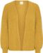 Ichi Damesvest Marita Lange Mouw V-hals Katoen Klatergoud XS