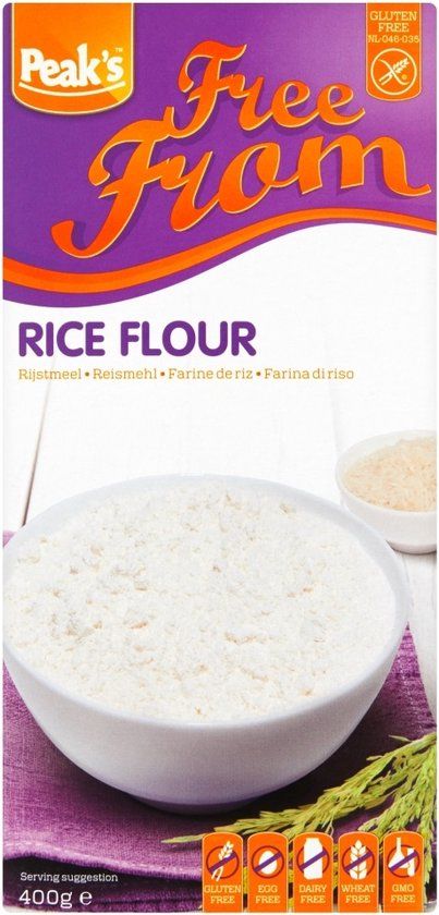 Peaks Free From Rijstmeel 400GR