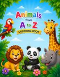 Animals from A-Z Coloring Book