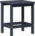 Table d'appoint bleu marine 38 x 38 x 46 cm Polyéthylène
