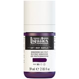 Liquitex 1959118 Professional Acrylfarbe Soft Body - Künstlerfarbe in cremiger deckender Konsistenz, hohe Pigmentierung, lichtecht & alterungsbeständig, 59ml Flasche - Quinacridone Blauviolett