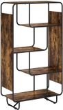 vidaXL Highboard Gerookt eiken 80 x 37,5 x 144 cm Bewerkt hout