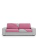 Eysa Bi-elastische bankovertrek voor zitting en rugleuning, maat XXL, kleur: roze, design Harlem