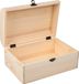 Rayher hobby materialen Kistje - box - hout - met sluiting en deksel - 24 x 16 x 11 cm - opbergen