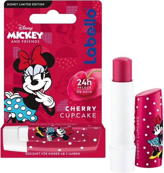 Labello Disney Minnie Cherry Cupcake Lippenbalsem - 4,8 g