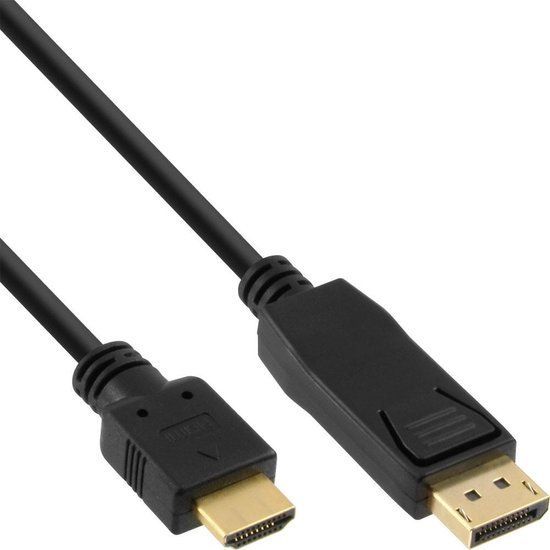 Delock DisplayPort naar HDMI Beeldscherm Kabel - Zwart - 5 meter